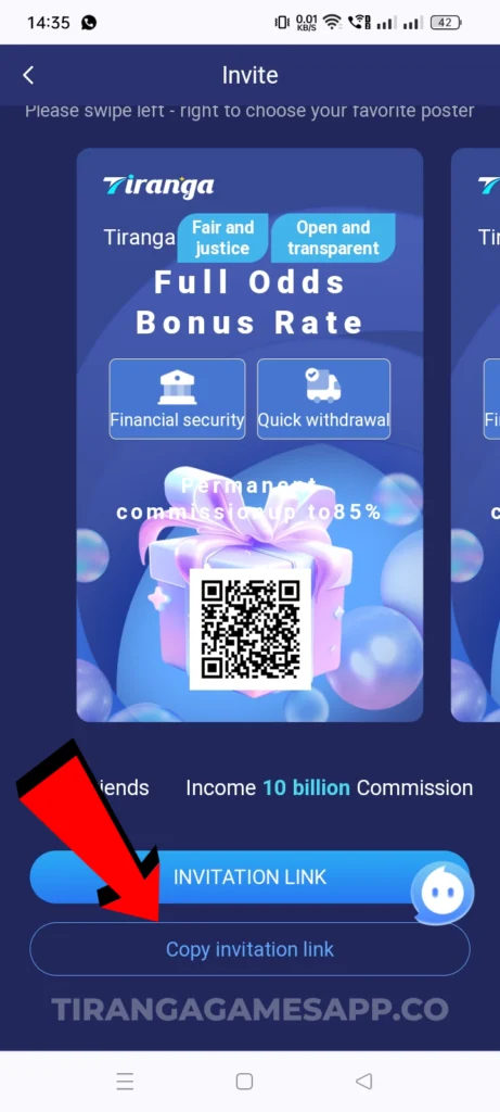 Tiranga Games Invite Link